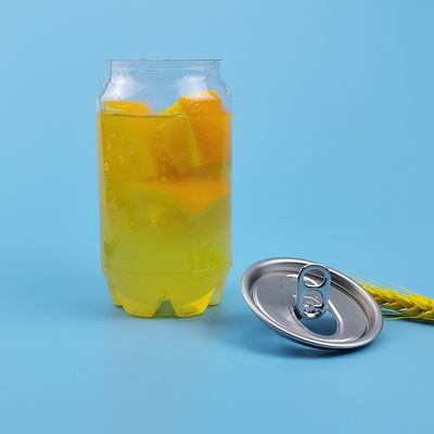 Бутылка апельсинового сока ЛЮБИМЦА легкая открытая 0.35L 120mm пластиковая